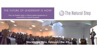 Stockholm 2016, February the 3rd
 