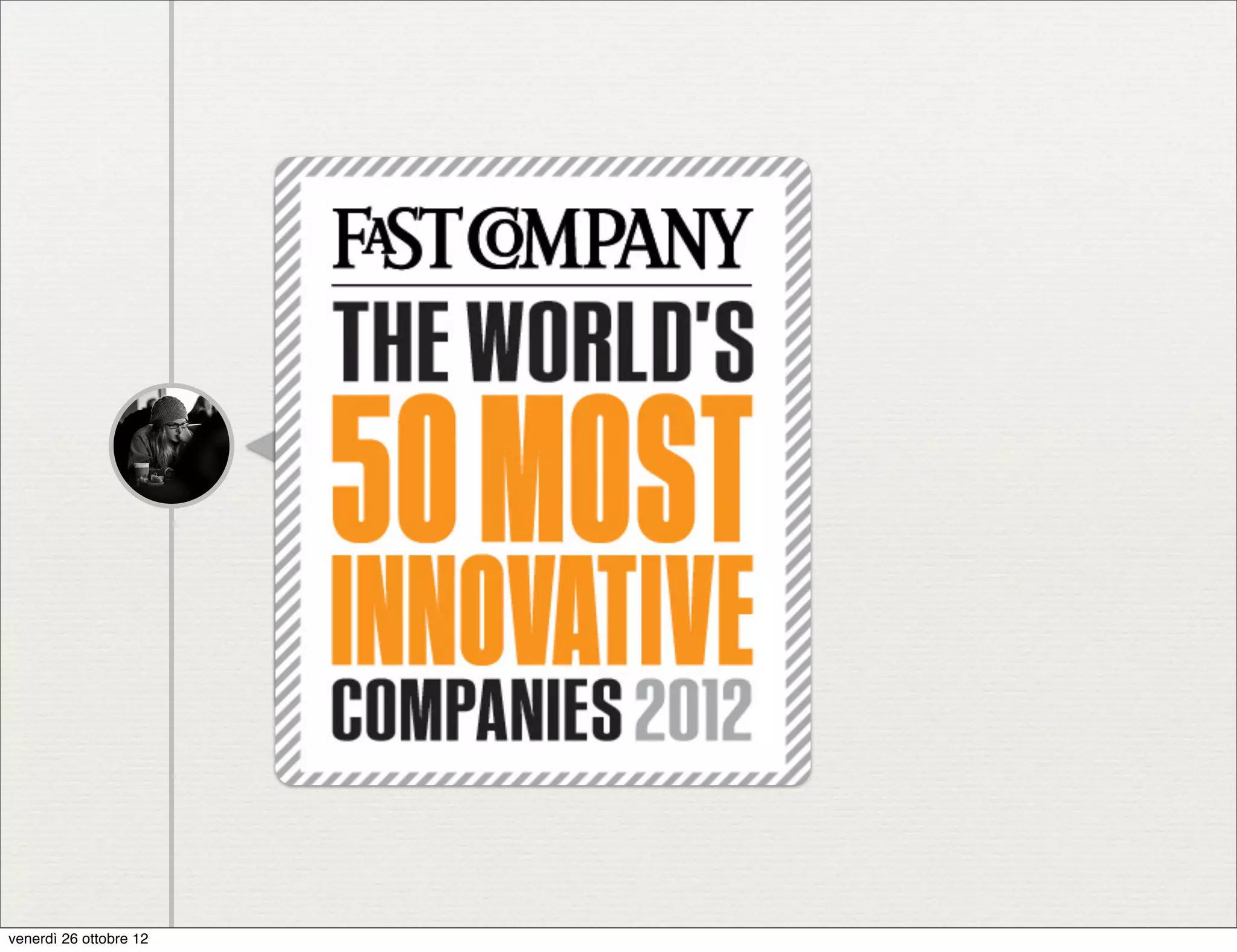 venerdì 26 ottobre 12
 