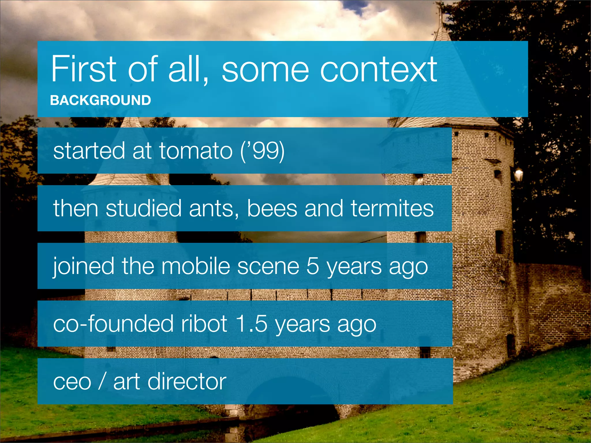 Mobile UX - the intricacies of designing for mobile devices