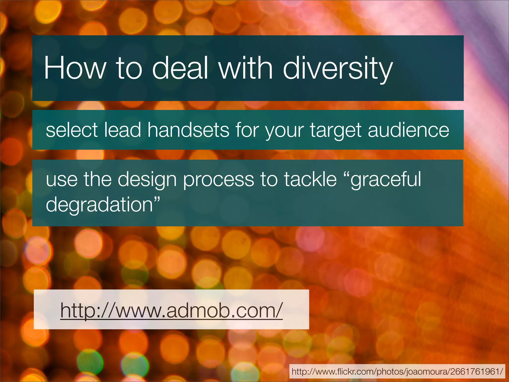 Mobile UX - the intricacies of designing for mobile devices