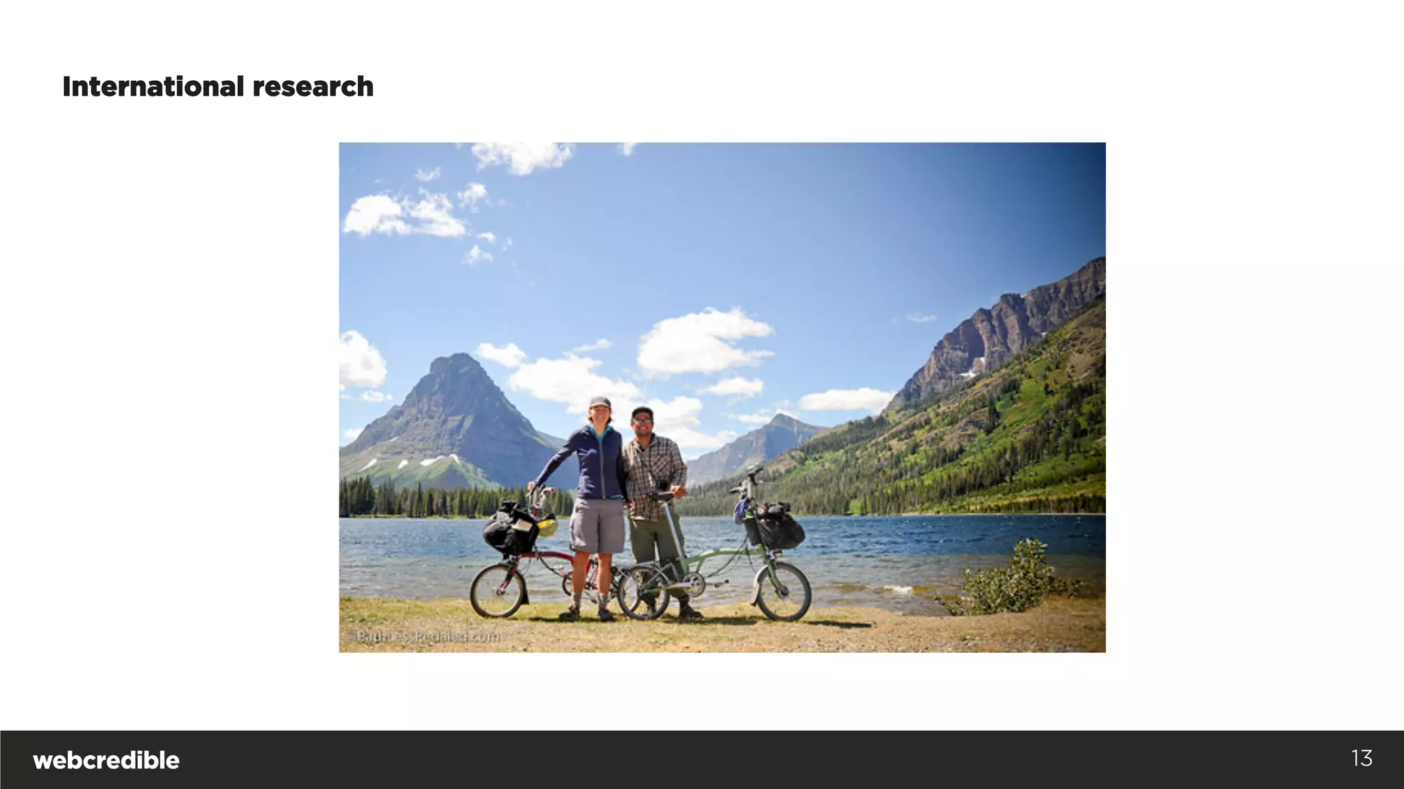 International research
13
 