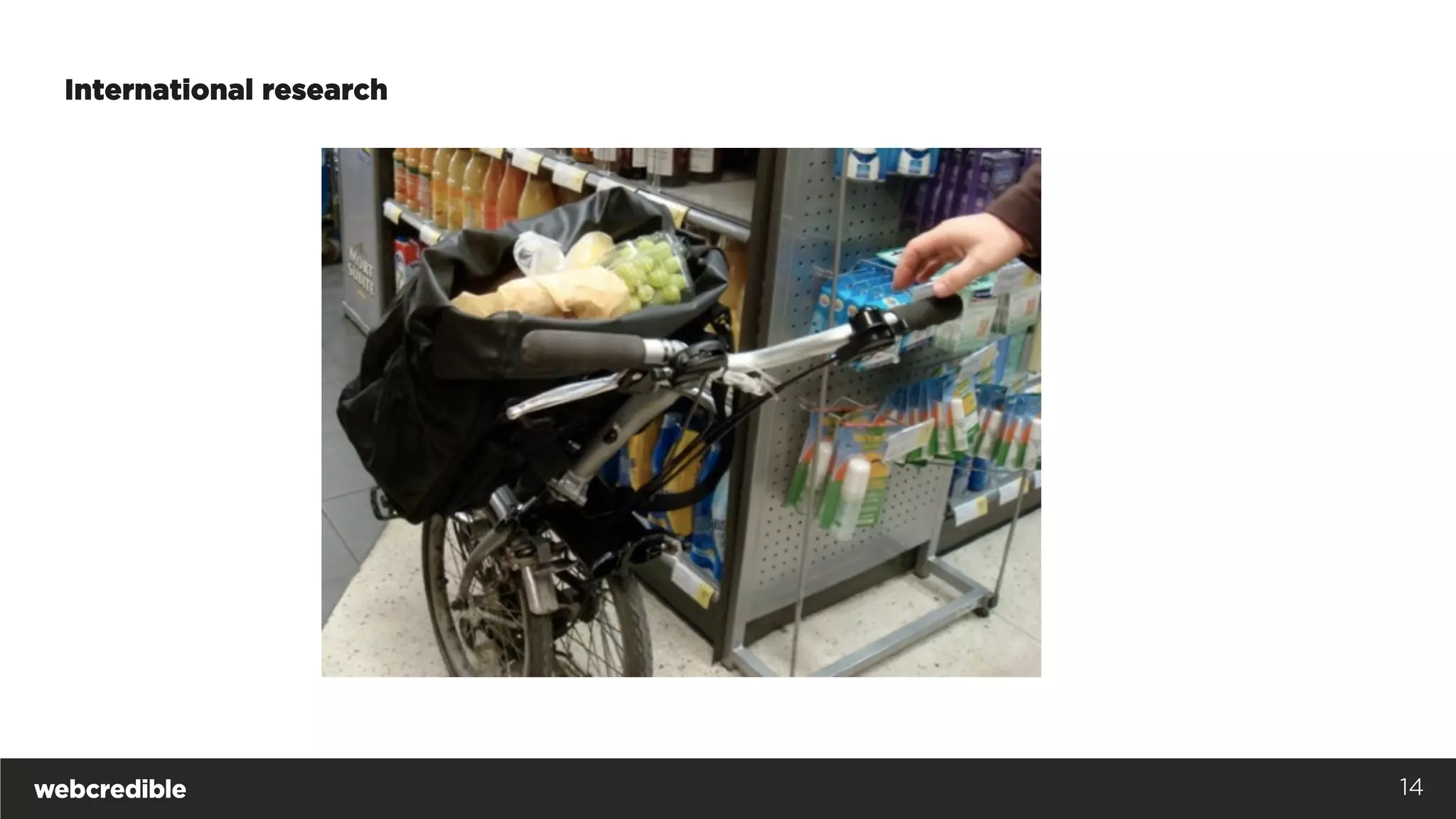 International research
14
 