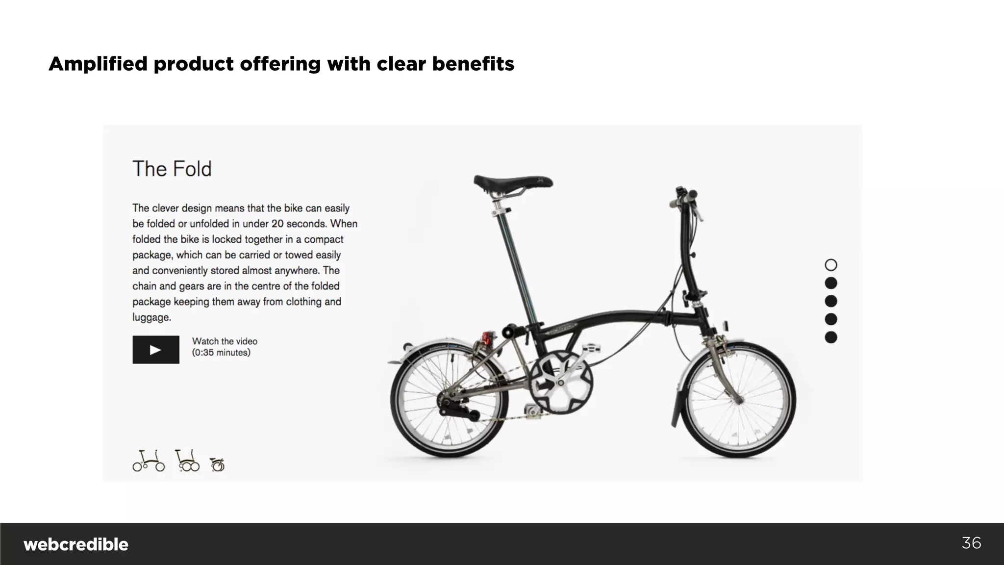 36
Amplified product offering with clear benefits
 