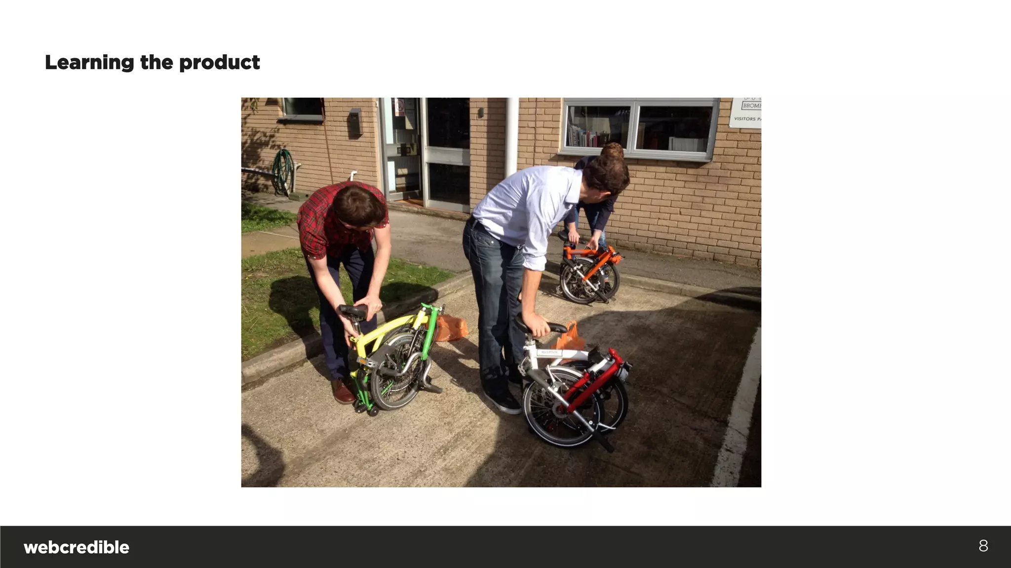 Learning the product
8
 