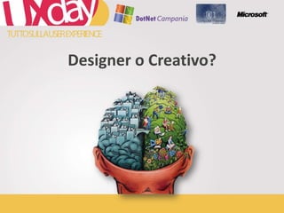 Designer o Creativo?