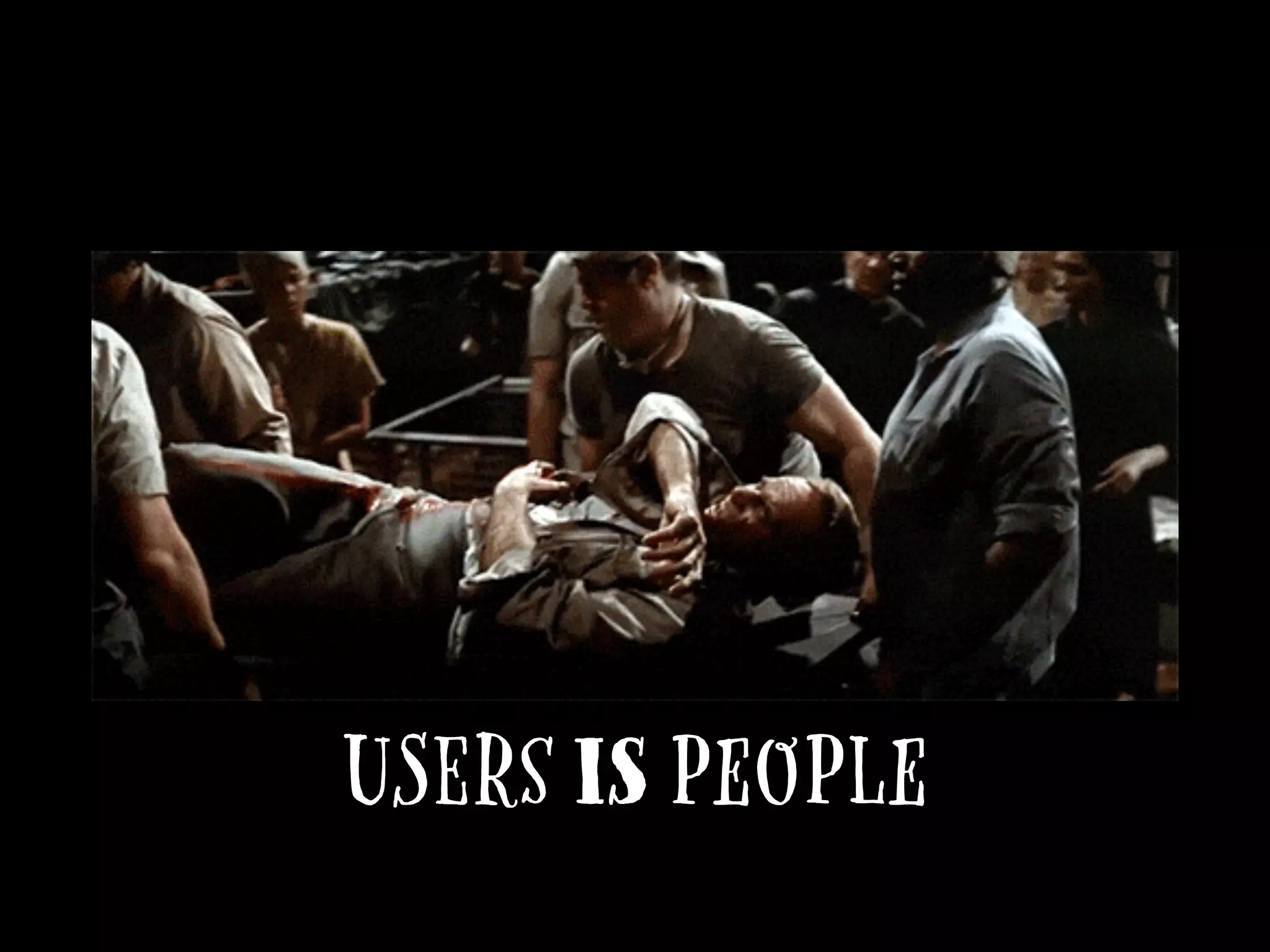 users is People
 