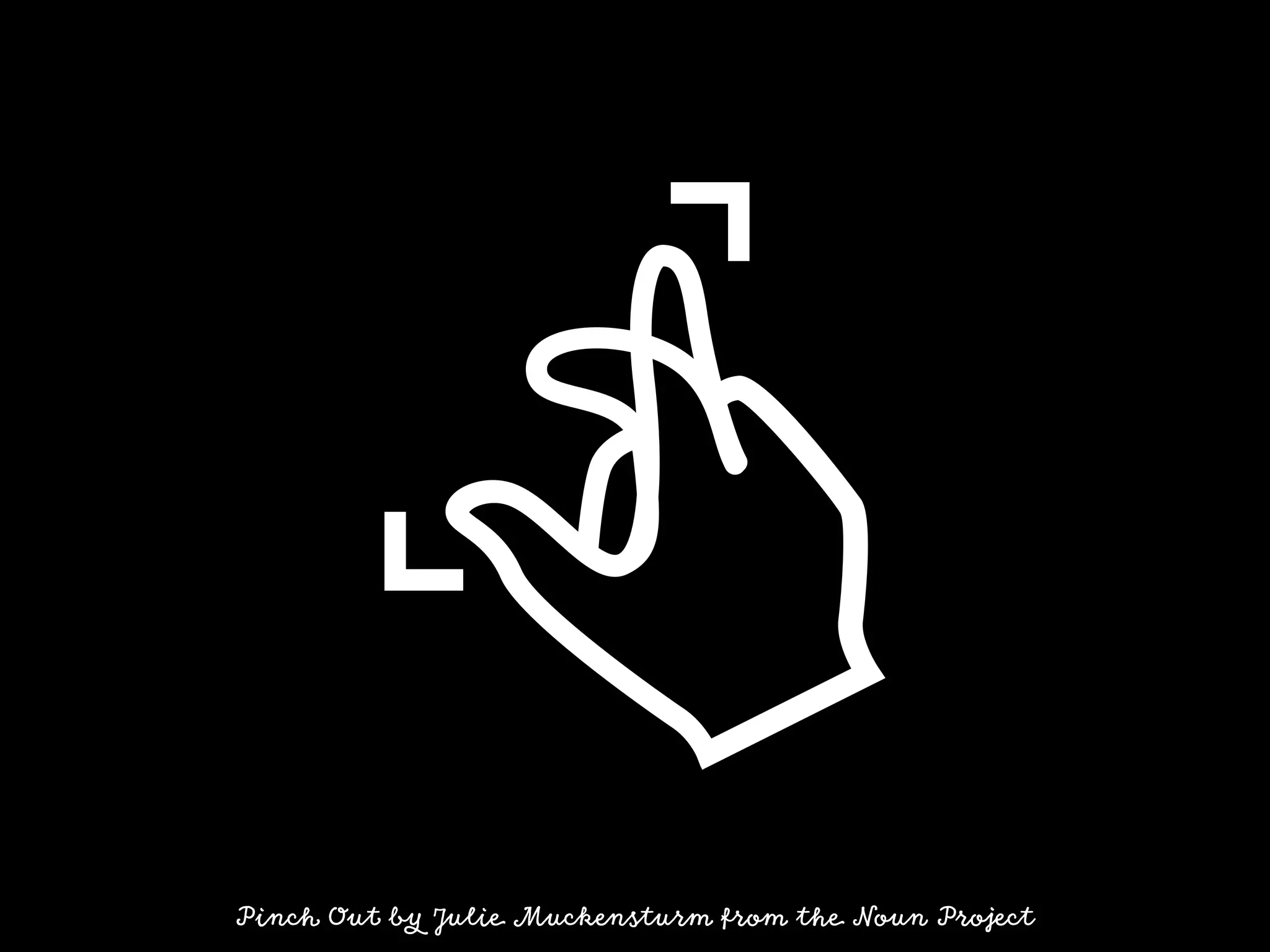 Pinch Out by Julie Muckensturm from the Noun Project
 