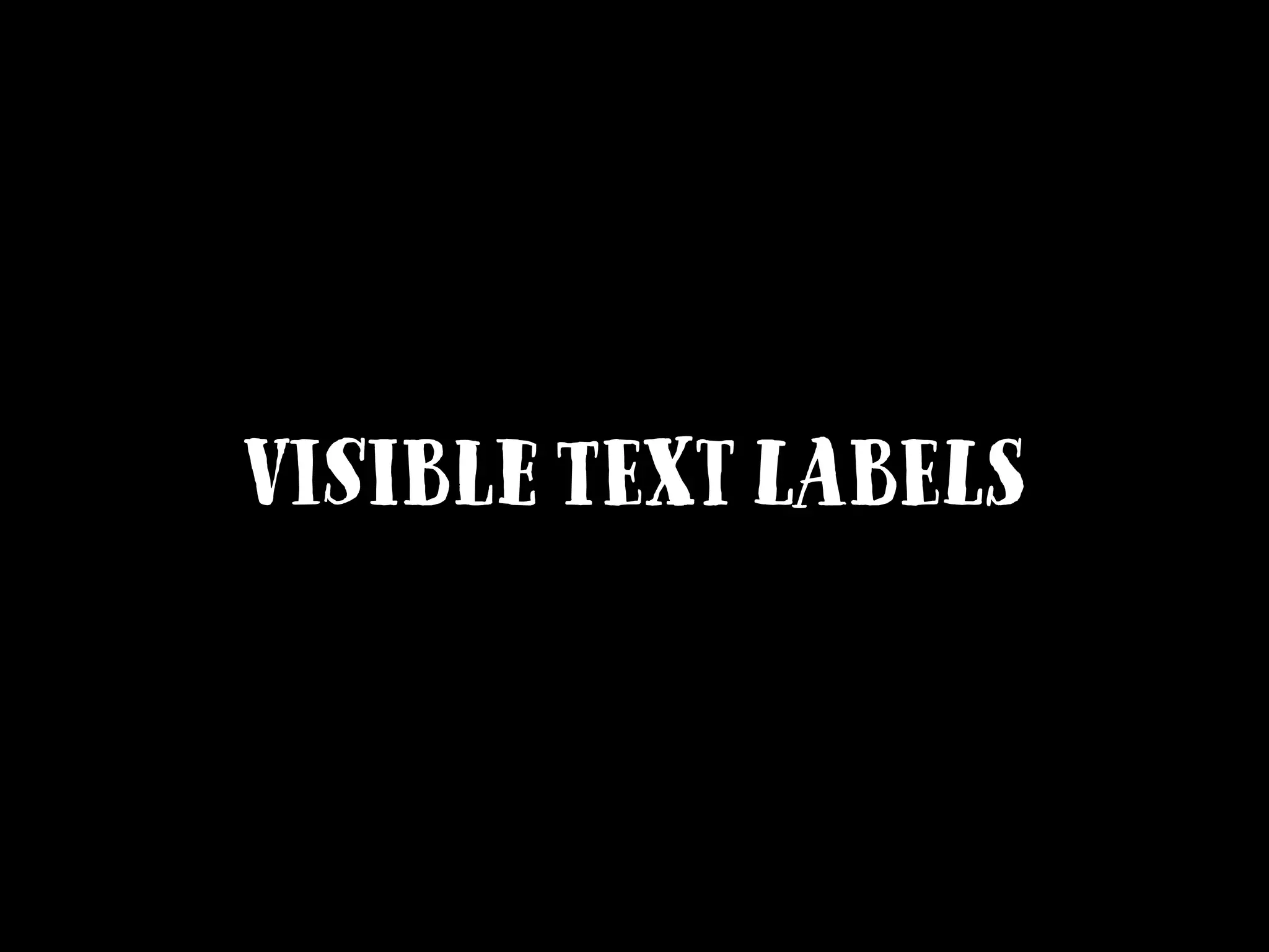 Visible text labels
 