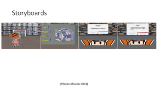 Storyboards
[Peralta-Malváez 2014]
 