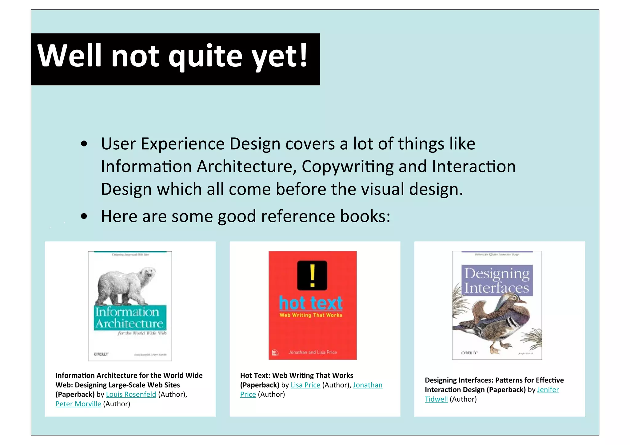 User Experience Design For Non Designers