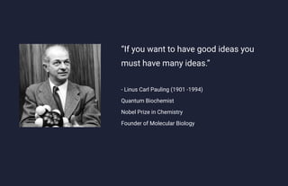 UX Lecture 1
同理心图
http://startupbisnis.com/sharing-apa-yang-saya-pelajari-setelah-mengikuti-college-startup-lab-part-2/
Human Computer Interaction
“If you want to have good ideas you
must have many ideas.”
- Linus Carl Pauling (1901 -1994)
Quantum Biochemist
Nobel Prize in Chemistry
Founder of Molecular Biology
 