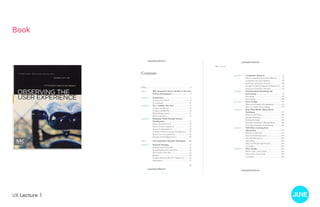 UX Lecture 1
Book
 