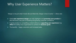 Ux design process | PPTX