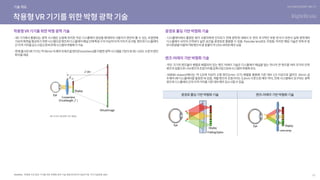 SOURCE :
UX DISCOVERY NO.13
12
착용형 가상∙증강 기기를 위한 박형화 광학 기술 동향-한국전자기술연구원, 주간기술동향, 2021
 