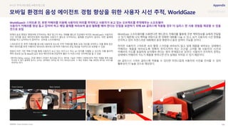 SOURCE : 148
모바일 환경의 음성 에이전트 경험 향상을 위한 사용자 시선 추적, WorldGaze
Future Interfaces Group
현재의 음성 명령은 명령어에 조작하려는 혹은 알고자 하는 개체를 별도로 언급해야 하지만, WorldGaze는 사용자의
시선 위치를 음성 에이전트에게 제공해줘 사용자가 별도로 조작하려는 물체를 언급하지 않아도 어떤 물체에
명령을 하고 싶어하는지 알려주는 모바일 소프트웨어임
스마트폰의 전, 후면 카메라를 동시에 사용하게 되는데, 전면 카메라를 통해 3D로 머리를 추적하고 이를 통해 얻은
벡터 데이터를 후면 카메라의 데이터와 레이캐스팅*하여 사용자의 관심 대상을 직관적으로 표현할 수 있음
컴퓨터 비전 기반 객체 인식을 통해 사용자가 보고 있는 비즈니스 또는 IoT 장치를 식별할 수 있으며, 이를 물리적
맥락 정보로 Siri 및 Alexa와 같은 음성 에이전트에 전달하여 훨씬 더 자연스러운 인터랙션을 할 수 있음
*레이캐스팅(Ray casting): 2차원 맵에서 3차원의 원근감을 만드는 렌더링 기술로 카메라 시점에서부터 특정 픽셀을 통해 빛을
투사해 이 빛이 물체에 닿거나 보이는 영역에서 벗어날 때 가지 따라감으로써 그 해당 픽셀의 색을 결정해 렌더링 이미지를
생성하는 방식
WorldGaze 소프트웨어를 사용한다면 핸드폰의 카메라를 활용해 주변 맥락정보를 AI에게 전달할
수 있기 때문에 나의 맥락을 바탕으로 한 정확한 대화를 나눌 수 있고, AI가 사용자의 시선 방향을
인지하고 있어 자연스러운 대화체의 음성 명령이나 음성 검색이 가능할 것이다.
하지만 사용자가 스마트폰 속의 촬영 스크린을 바라보지 않고 실제 제품을 바라보는 상태에서
카메라는 제품을 바라보도록 정확히 위치시켜야 하는 조건을 고려할 때 사용자의 시선과
카메라의 각도를 동일하게 유지해야 한다는 점이 한계점으로 보인다. 사용자가 인지하지 못하는
상태에서 카메라의 각도가 제품을 벗어나면 인식 실패로 이어질 수 있기 때문이다.
AR 글라스나 스마트 글라스에 적용될 수 있다면 자연스럽게 사용자의 시선을 인식할 수 있어
활용성이 더 높을 것으로 예상된다.
#시선 추적 #트래킹 #래이캐스팅
WorldGaze는 스마트폰 전, 후면 카메라를 이용해 사용자의 머리를 추적하고 사용자가 보고 있는 오브젝트를 추적해주는 소프트웨어
사용자가 카메라를 항상 들고 있어야 하고 해당 물체를 바라보며 음성 발화를 해야 한다는 단점을 보완하기 위해 AR 글라스에 적용될 경우 더 심리스 한 사용 경험을 제공할 수 있을
것으로 보임
 
