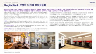 SOURCE : 145
Phygital Bank, 은행의 디지털 복합점포화
하나금융경영연구소, HSBC, Umpqua Bank, ING
은행들이 향후 주요 고객층으로 부상할 Z세대 공략에 집중하면서 디지털을 강화하고, 오프라인 채널을 병행하는
이른바 Phygital전략을 병행하고 있는데, 이는 디지털 친화적인 Z세대도 전문 서비스의 경우 오프라인 채널을
선호한다는 조사 결과가 나왔기 때문임
하나금융경영연구소가 4월 내놓은 ‘메타버스의 부상과 금융업의 변화’ 보고서에 따르면 향후 금융업은 업무 방식,
고객 니즈, 서비스에 있어 온⋅오프라인 통합이 강화돼 MZ세대는 물론 실버세대를 위한 상담, 체험에 특화된 복합
점포 개발이 요구될 것임
HSBC는 디지털 융복합 금융 점포인 Digital Hub를 설치하여 메타버스 시대에 최적화된 디지털 점포를 운영
중으로 Express Banking구역(Self service), 컨설팅 구역, 디지털 체험 구역 등 다양한 체험과 고객 상담에 특화된 복합
공간으로 구성함
미국 Umpqua Bank는 고급 카페 컨셉으로 머물고 싶은 분위기를 조성하고 제품 및 서비스를 체험할 수 있는
App Wall외에도 태블릿PC를 활용해 디지털 기반의 고객 경험을 제공함
네덜란드 ING는 내 집 같은 은행을 컨셉으로 편안한 고객 상담과 Client House에 디지털 스크린과 비대면 전용
화상 시스템을 구비하는 등 최신 금융 디지털 서비스를 제공하고 있으며 AR/VR도 도입 예정
금융권에서 디지털친화적인 MZ세대가 중요한 고객층으로 부각되면서 오프라인 공간에서의
디지털 경험을 확대하는 피지털의 개념으로 은행이 디지털 복합 점포화 되고 있다.
피지컬 뱅크의 핵심은 디지털화된 서비스 제공, AI맞춤형 상품, 무인점포 등 오프라인 공간과
온라인의 편의성을 매끄럽게 결합하는 것이 될 것이며, 나아가 공간 디자인적으로도 기존과는
다르게 MZ세대의 트렌드를 고려한 특색 있는 컨셉으로 고객이 오고 싶어하고 편안하게 여기는
공간으로 기존의 은행과는 다른 모습으로 디자인되어야 할 것이다.
현재 고객 상담 시 태블릿 PC를 활용하거나 비대면 화상상담 정도의 활용이 대부분이나, 점차
빅데이터를 활용하여 고객 맞춤형 서비스를 추천하거나 상품 설명 시 복잡하고 어려운 내용을
AR을 활용하여 쉽고 재미있게 전달하는 등 AR이나 VR을 활용한 사례도 늘어날 것으로 보인다.
# Phygital Retail #Phygital bank
KB국민, 신한 은행 등 주요 은행들이 오프라인 창구를 온라인으로 전환하여, 화상상담 창구, 디지털 데스크를 확대하고 있음. 미국은행 Capital One의 경우 AR기반 자동차 대출 앱을
개발하여 해당 자동차의 사진을 찍으면 차량에 필요한 대출 정보가 제공되는 등 메타버스 기술을 도입하여 금융 서비스를 제공하고 있음
Umpqua Bank HSBC
 