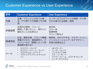 Customer Experience vs User Experience