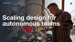 SumUp – A better way to get paid.
Scaling design for
autonomous teams
 