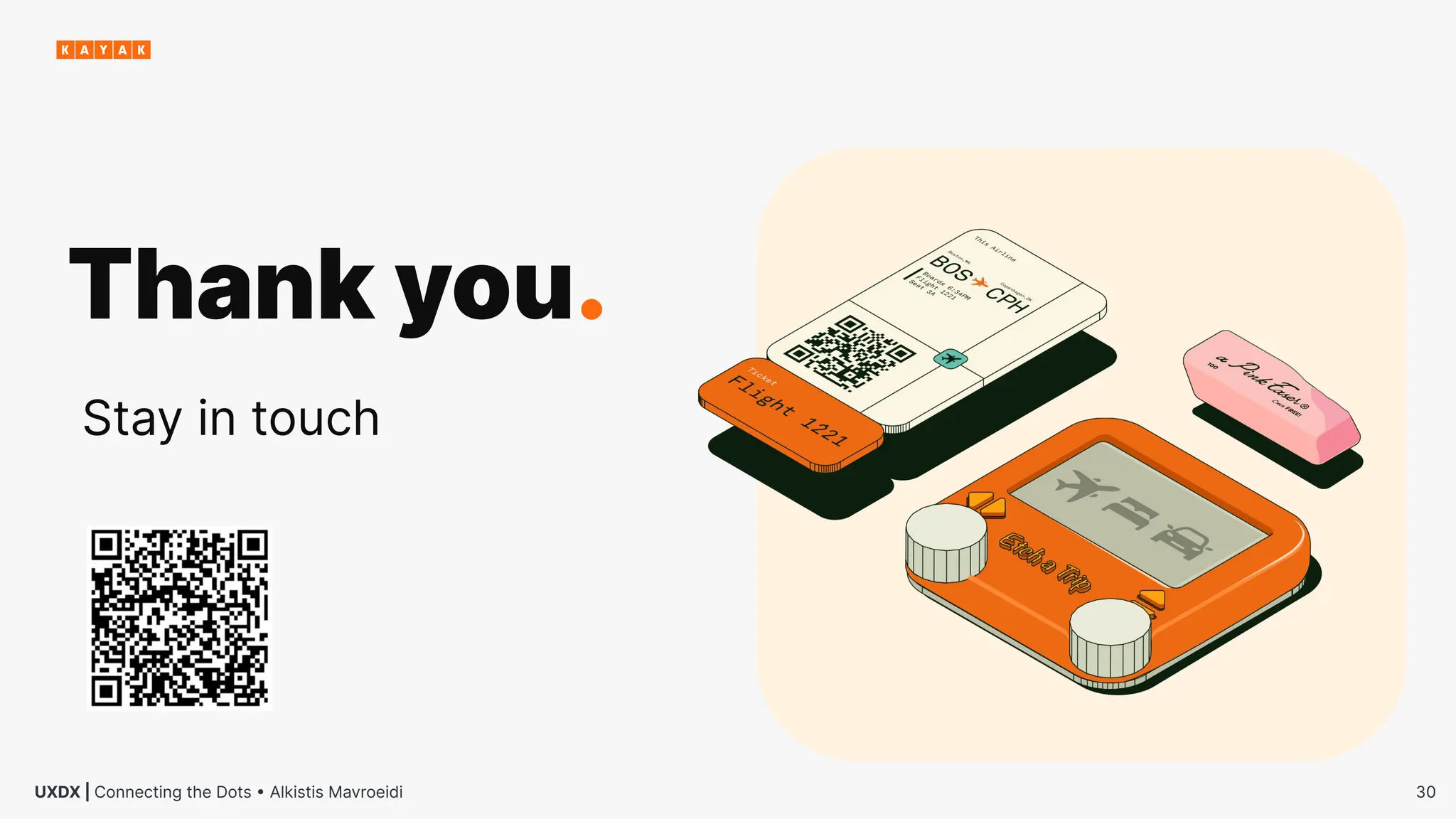 30
UXDX | Connecting the Dots • Alkistis Mavroeidi
Thank you.
Stay in touch
 