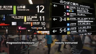 Progressive Disclosure Heavily instructed
 