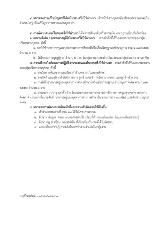 ๔. แนวทางการแก้ไขปัญหาที่ได้ผลในรอบครึ่งปีที่ผ่านมา เจ้าหน้าที่งานบุคคลต้องรีบขออัตราทดแทนใน
ตาแหน่งครู เพื่อแก้ปัญหาการขาดแคลนบุคลากร
๕. การพัฒนาตนเองในรอบครึ่งปีที่ผ่านมา ได้ทาการศึกษาค้นคว้าจากคู่มือ และกฎระเบียบที่เกี่ยวข้อง
๖. ผลงานดีเด่น / ความภาคภูมิใจในรอบครึ่งปีที่ผ่านมา ตามคาสั่งที่ได้รับมอบหมายงานของกลุ่ม
บริหารงานบุคคล ดังนี้
๑. การให้ข้าราชการครูและบุคลากรทางการศึกษามีหรือเลื่อนวิทยฐานะชานาญการ ตาม ว.๑๗/๒๕๕๒
จานวน ๑ ราย
๒. ได้รับการบรรจุครูผู้ช่วย จานวน ๒ ราย ในกลุ่มสาระภาษาต่างประเทศและกลุ่มสาระการงานอาชีพ
7. ความพึงพอใจต่อผลการปฏิบัติงานของตนเองในรอบครึ่งปีที่ผ่านมา ตามคาสั่งที่ได้รับมอบหมายงาน
ของกลุ่มบริหารงานบุคคล ดังนี้
๑. งานวิเคราะห์และวางแผนอัตรากาลังบุคลากร ในสถานศึกษา
๒. งานจัดทาแผนอัตรากาลังข้าราชการ ลูกจ้างประจา พนักงานราชการ และลูกจ้างชั่วคราว
๓. การให้ข้าราชการครูและบุคลากรทางการศึกษามีหรือเลื่อนวิทยฐานะชานาญการพิเศษ ตาม ว.๑๗/
๒๕๕๒ จานวน ๑ ราย
๔. งานสรรหา บรรจุ แต่งตั้ง ย้าย โอนและการลาออกจากราชการข้าราชการครูและบุคลากรทางการ
ศึกษา ดาเนินการเลื่อนระดับข้าราชการครูและบุคลากรทางการศึกษาอื่น ตามมาตรา 38 ค(2) ในระดับชานาญการ
พิเศษ
8. แนวทางการพัฒนางานในหน้าที่และความรับผิดชอบให้ดียิ่งขึ้น
๑. เข้าร่วมอบรมตามที่ สพม.๒๑ ได้จัดโครงการอบรม
๒. ศึกษาหาข้อมูล สอบถามบุคลากรต่างโรงเรียนที่ทางานเหมือนกัน เพื่อแลกเปลี่ยนความรู้
3. ศึกษา กฎ ระเบียบ และหนังสือ ที่เกี่ยวข้องกับงานที่ได้รับผิดชอบ
4. แลกเปลี่ยนความรู้ ความคิดในการทางานร่วมกันในกลุ่มงาน
เบอร์โทรศัพท์ 096-6519661
 