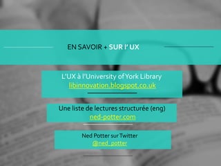 Qu'est-ce que l'UX et comment peut-elle aider votre bibliothèque ?