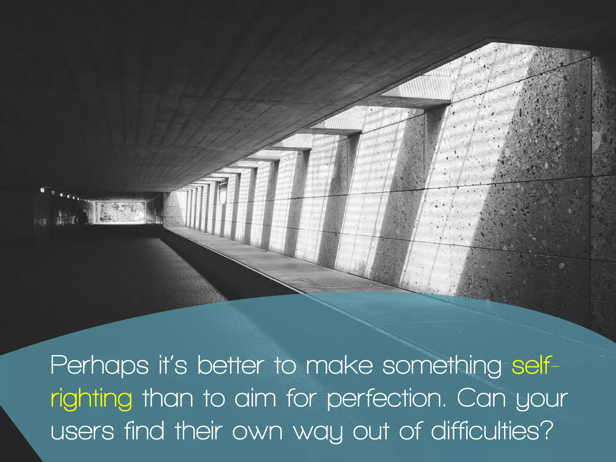 The aim is to tweak the
service to make the user
experience better. This
may mean a small number
of large changes – you
never know what the data
will tell you – but most
often this will mean a large
number of small changes
that positively influence the
user day to day
 