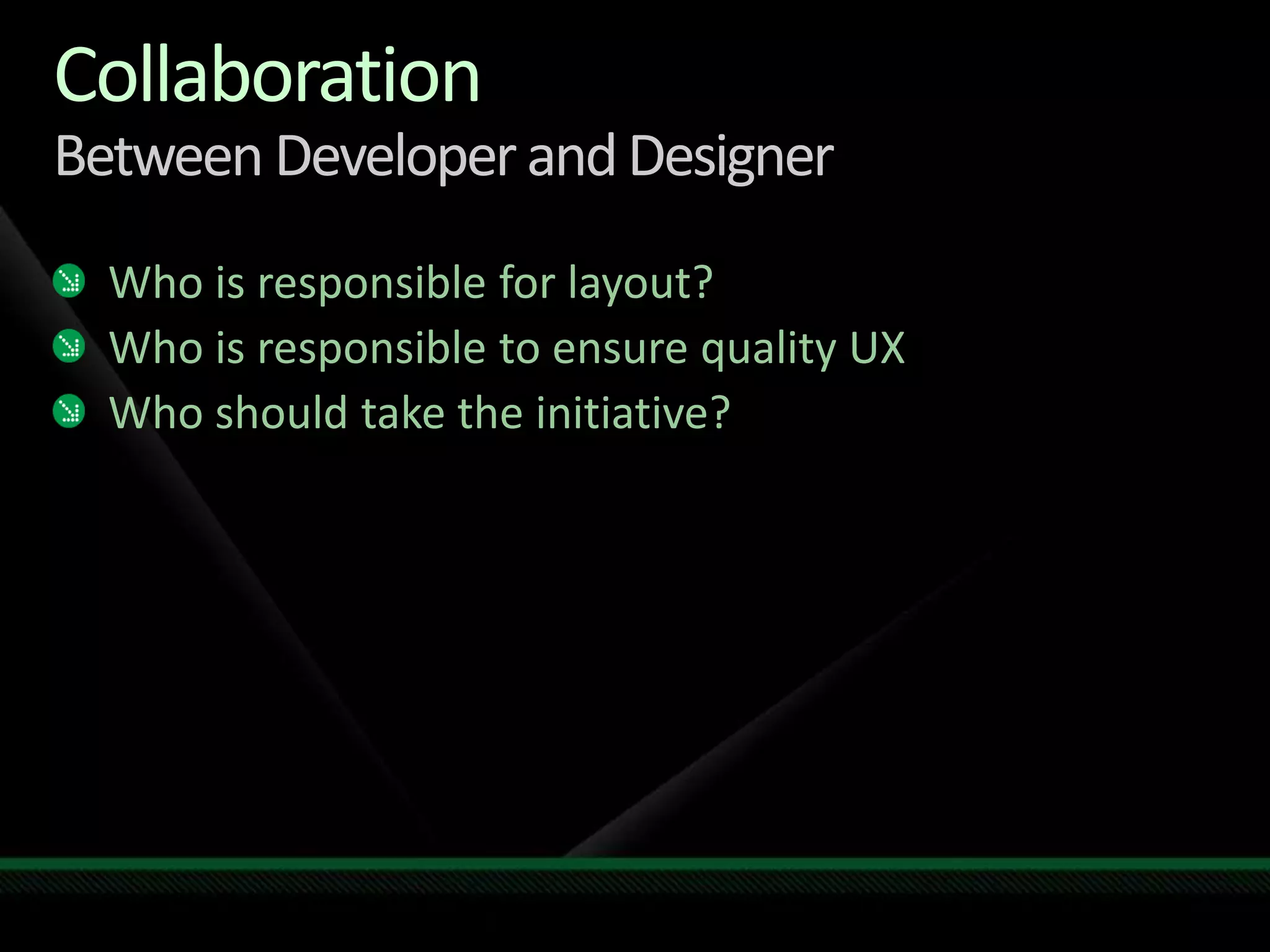 Ux For Developers