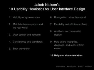 #UXEmpathy @anitaycheng @UXSC_ @UXPALA
How can I ﬁx this error?
Oops! We’ve detected that you changed a title in your
UsefulLinks widget.
We can’t display page content until you reset the widget in
page editing.
OK
Oops! We’ve detected that you changed a title in your
UsefulLinks widget.
We can’t display page content until you reset the widget in
page editing.
OK
We’ve detected that you changed a title in your UsefulLinks
widget.
We’ve refreshed the title change in this page.
Great!
 