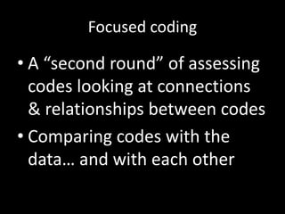 "UX for the win!" at #CityMash: how we did grounded theory coding of ...