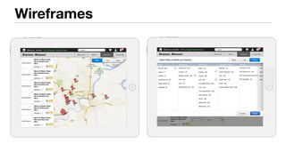Wireframes
RCI iPad App Destination > Resorts > Map
Welcome, Jennifer Search
6
27 Exchange Trading Power
Branson, Missouri Resorts Local InfoWelcome About
RESORT IMAGE
Name of Resort Goes
Here and Here and
Here
RESORT IMAGE
Name of Resort Goes
Here and Here and
Here
RESORT IMAGE
Name of Resort Goes
Here and Here and
Here
RESORT IMAGE
Name of Resort Goes
Here and Here and
Here
RESORT IMAGE
Name of Resort Goes
Here and Here and
Here
RESORT IMAGE
Name of Resort Goes
Here and Here and
Here
FiltersListMap
Resorts
RCI iPad App Destination > Resorts > Filters
Welcome, Jennifer Search
6
27 Exchange Trading Power
Branson, Missouri Resorts Local InfoWelcome About
RESORT IMAGE
Name of Resort Goes
Here and Here and
Here
RESORT IMAGE
Name of Resort Goes
Here and Here and
Here
RESORT IMAGE
Name of Resort Goes
Here and Here and
Here
RESORT IMAGE
Name of Resort Goes
Here and Here and
Here
RESORT IMAGE
Name of Resort Goes
Here and Here and
Here
RESORT IMAGE
Name of Resort Goes
Here and Here and
Here
Show Filters
List View
Branson [25]
Galena [1]
Hollister [1]
Kimberling City [2]
Reeds Spring [2]
Ridgedale [3]
Beaches [4]
Family Vacations [27]
Golf [18]
Health Spas [2]
Lakes [32]
Scuba & Water Sports [29]
Health Club [18]
Laundry [17]
Medical Facility [34]
Pool [33]
Spa [15]
Whirlpool/Hot Tub [24]
Beach [8]
Boating [33]
Fishing [33]
Golf [34]
Horseback Riding [29]
Lake [34]
Live Entertainment [30]
Scuba Diving [18]
Tennis [28]
Waterskiing [30]
Windsurﬁng [12]
Any Award [24]
RCI Gold Crown [15]
RCI Gold & Silver Crown [21]
RCI Hospitality [3]
10 miles or less [1]
20 miles or less [5]
45 miles or less [14]
75 miles or less [31]
City Amenities Activities Vacation Types Awards Dist
ApplyCancel
ListMap FiltersSelect Filters to Reﬁne your Results
Resorts
 