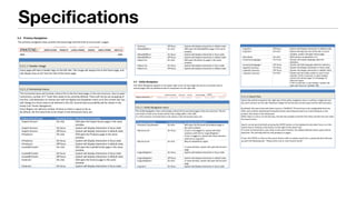 PANTENE!Functional!Requirements!
! ! 17 of 70
!
!
5.2 Primary!Navigation!!
!The!primary!navigation!area!contains!the!brand!logo!and!the!links!to!some!level!1!pages.!
!
!
!
! ! ! !
5.2.1.1 Header!image!
Every!page!will!have!a!header!logo!on!the!left!side.!This!image!will!always!link!to!the!home!page,!and!
will!always!have!as!ALT!text!the!title!of!the!home!page!
!
!
! ! ! !
5.2.1.2 Horizontal!menu!!
The!horizontal!menu!will!include!a!direct!link!to!the!first!level!pages!in!the!site!structure.!Due!to!space!
restrictions,!number!of!1st
!level!links!needs!to!be!carefully!defined.!There!will!not!be!any!wrapping!of!
this!line.!Link!behaviour!on!mouse!over!will!not!deploy!any!dropdown!menu!as!in!the!current!site,!but!
will!change!to!a!focus!state!to!be!defined!in!the!CSS.!Second!level!accessibility!will!be!shown!in!the!
footer!(ref.!Footer!Navigation).!!
Every!Region!can!add!any!number!of!items!as!there!is!space!to!do!so.!
By!default,!the!first!level!links!to!be!shown!in!the!Horizontal!menu!are:!
!
Display!Name/Image! Initiating!Action! Resulting!Action/Display!
<Expert!Access>! On!click! Will!open!the!Expert!Access!page!in!the!same!
window.!
<Expert!Access>! On!focus! System!will!display!interaction!in!focus!state!
<Expert!Access>! Off!focus! System!will!display!interaction!in!default!state!
<Products>! On!click! Will!open!the!Products!page!in!the!same!
window.!
<Products>! On!focus! System!will!display!interaction!in!focus!state!
<Products>! Off!focus! System!will!display!interaction!in!default!state!
<Looks&Trends>! On!click! Will!open!the!Looks&Trends!page!in!the!same!
window.!
<Looks&Trends>! On!focus! System!will!display!interaction!in!focus!state!
<Looks&Trends>! Off!focus! System!will!display!interaction!in!default!state!
<Science>! On!click! Will!open!the!Science!page!in!the!same!
window.!
<Science>! On!focus! System!will!display!interaction!in!focus!state!
PANTENE!Functional!Requirements!
! ! 18 of 70
<Science>! Off!focus! System!will!display!interaction!in!default!state!
<News&Offers>! On!click! Will!open!the!News&Offers!page!in!the!same!
window.!
<News&Offers>! On!focus! System!will!display!interaction!in!focus!state!
<News&Offers>! Off!focus! System!will!display!interaction!in!default!state!
<About!Us>! On!click! Will!open!the!About!Us!page!in!the!same!
window.!
<About!Us>! On!focus! System!will!display!interaction!in!focus!state!
<About!Us>! Off!focus! System!will!display!interaction!in!default!state!
!
!
!
5.3 Utility)Navigation)
The!Utility!Navigation!appears!in!the!upper!right!corner!of!each!page!and!serves!to!provide!links!to!
several!pages!with!an!additional!search!component!on!the!right!side.!
!
!
!
! ! ! !
5.3.1.1 Utility!Navigation!menu!!
The!Utility!Navigation!menu!will!include!a!direct!link!to!any!level!pages!in!the!site!structure.!The!list!
and!order!of!links!to!be!shown!will!be!fully!configurable!in!the!CMS.!!
In!a!first!moment,!first!level!links!to!be!shown!in!the!Horizontal!menu!are:!
!
Display!Name/Image! Initiating!Action! Resulting!Action/Display!
<Personal!Consultation>! On!click! Will!open!the!Personal!Consultation!page!in!
the!same!window.!
<My!Account>! On!focus! If!user!is!not!logged!in,!system!will!show!
submenu!with!link!to!<Login/Register>!
If!user!is!logged!in,!system!will!show!submenu!
with!link!to!<Log!Out>!
<My!Account>! On!click! May!be!disabled!by!region!
!
In!same!window,!system!will!open!My!Account!
page!
<Login/Register>! On!focus! System!will!display!interaction!in!focus!state!
! ! !
<Login/Register>! Off!focus! System!will!display!interaction!in!default!state!
<Login/Register>! On!click! In!same!window,!system!will!open!My!Account!
page!
<Log!Out>! On!focus! System!will!display!interaction!in!focus!state!
PANTENE!Functional!Requirements!
! ! 19 of 70
! ! ! !
<Log!Out>! Off!focus! System!will!display!interaction!in!default!state!
<Log!Out>! On!click! System!will!log!user!out!of!the!site.!In!same!
window,!system!will!open!Home!page!
<Buy!Now>! On!click! Will!function!as!specified!in!4.1!
<Country/Language>! On focus! System will expose language selection
submenu.!
<Country/Language>! Off focus! System will hide language selection submenu.!
<Specific!Country>! On focus! System will display interaction in focus state!
<!Specific!Country>! Off focus! System will display interaction in default state!
<!Specific!Country>! On Click! System will set locale cookie on user’s local
machine. If link is internal, in same window,
system will refresh page to homepage for
selected region.
If link is external, in new window, system will
open and focus on resultant URL!!
!
! ! ! !
5.3.1.2 Search!Box!!
Search!box!will!be!located!on!the!right!side!of!the!utility!navigation!menu.!It!will!be!a!single!line!text!
box!with!a!button!on!the!side.!Maximum!length!of!the!text!box!and!the!query!will!be!100!characters.!
!
By!default,!the!search!box!will!show!a!text!(i.e.“SEARCH”)!This!text!has!to!be!configurable!from!the!
CMS,!and!could!be!substituted!(manually)!by!the!most!frequent!search!or!a!text!linking!to!a!new!
product!that!wants!to!be!showcased!
When!there!is!a!focus!on!the!text!box,!the!text!box!empties!(only!the!first!time)!and!lets!the!user!enter!
the!search!terms.!!
!
Search!can!be!launched!both!pressing!the!ENTER!button!on!the!keyboard!(only!when!focus!is!on!the!
search!box)!or!clicking!on!the!button!on!the!right!of!the!search!box.!
If!no!text!is!entered!and!a!user!clicks!on!the!search!button,!the!default!defined!search!query!will!be!
launched.!This!will!help!SEO!for!new!products!or!pages.!
!
If!user!hits!ENTER!or!clicks!on!the!search!button!with!an!empty!search!box,!a!javascript!alert!will!pop!
up!with!the!following!text:!“Please!enter!one!or!more!search!words”!
!
!
!
5.4 Footer)Navigation)
Footer!Navigation!appears!at!the!bottom!of!each!page,!and!includes!two!blocks,!the!global!footer!
navigation,!with!links!to!the!site!structure,!and!the!page!footer,!underneath.!!
!
Specifications
 