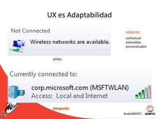 valoresfuncionalvaluableantesDespuésUX esUtilidad