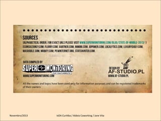 Novembro/2013	
  

IxDA	
  CuriKba	
  /	
  Aldeia	
  Coworking	
  /	
  Jane	
  Vita	
  

 