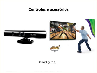 Controles	
  e	
  acessórios
	
  

Kinect	
  (2010)	
  
Novembro/2013	
  

IxDA	
  CuriKba	
  /	
  Aldeia	
  Coworking	
  /	
  Jane	
  Vita	
  

 