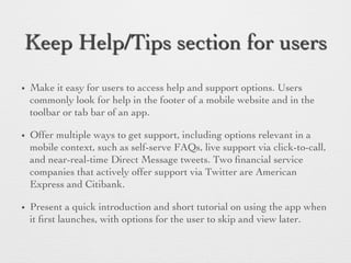 Some Dos and Don’ts in UI/UX Design of Mobile Applications | PPT