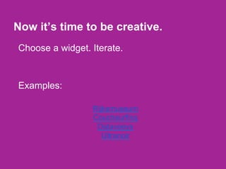 Language
Consider type of user and context

 