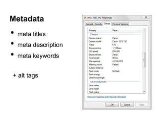 Home page

•  establishes the brand;
•  sets the tone;
•  gives the push in the right direction.
Important to:

–  spell out the big picture;
–  create a good tagline;
–  put contacts and call to
action upfront.

 