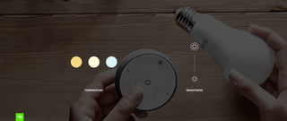 TEMPERATURE BRIGHTNESS
 