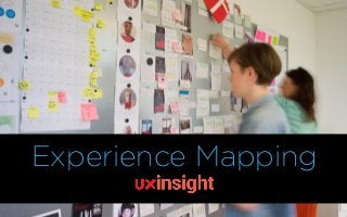 Experience Mapping
 