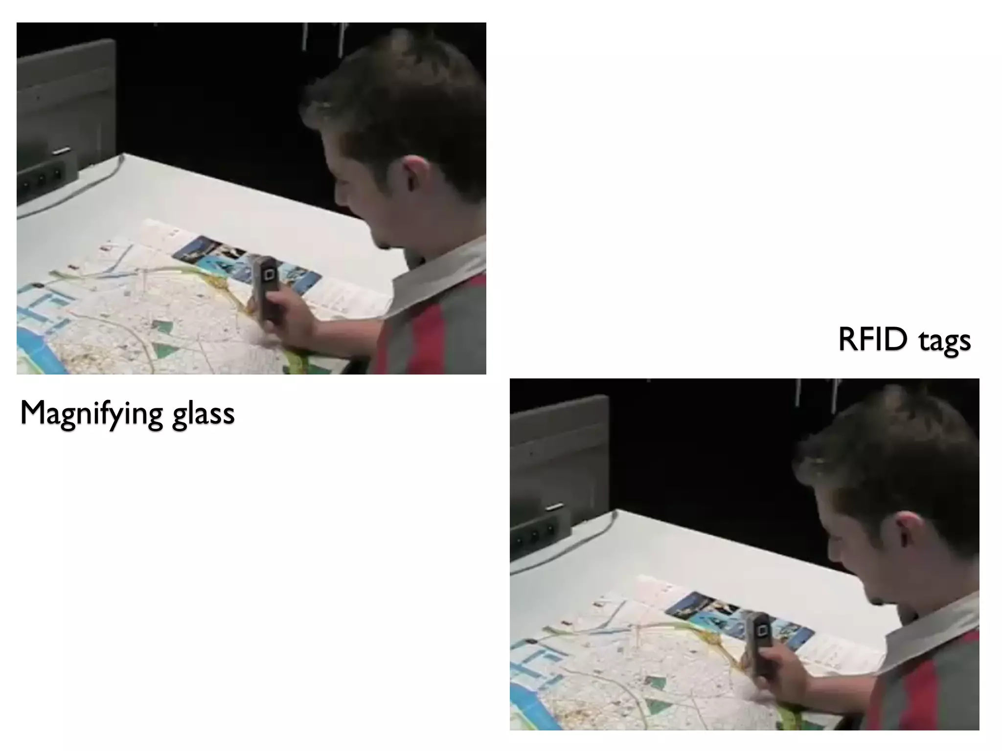 Magnifying glass
RFID tags
 