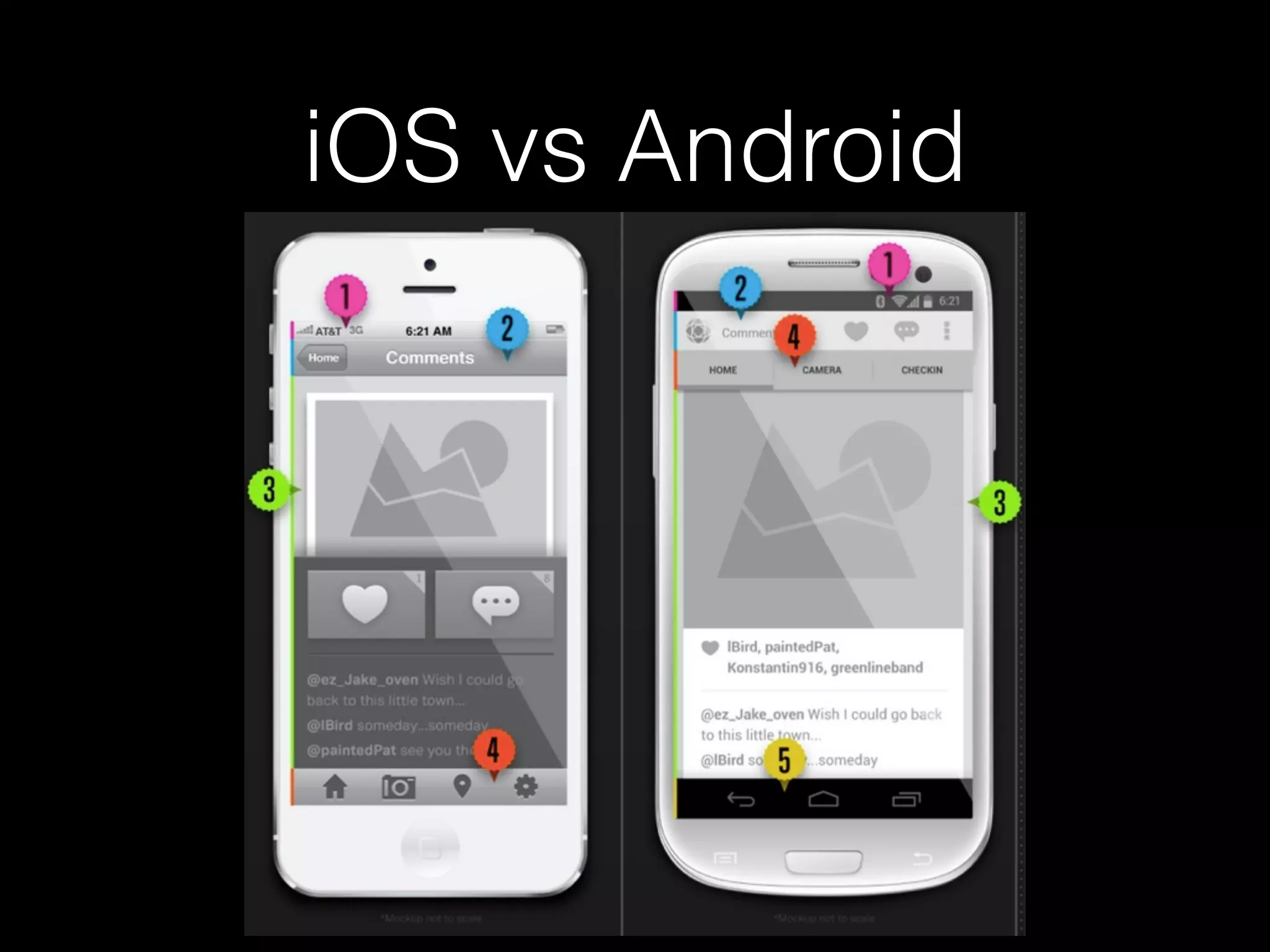 iOS vs Android
 
