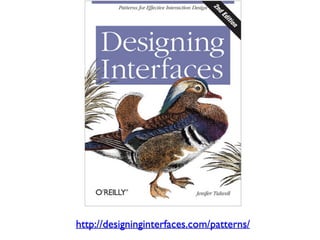 http://designinginterfaces.com/patterns/
 