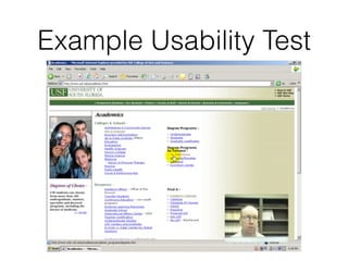 Example Usability Test
 
