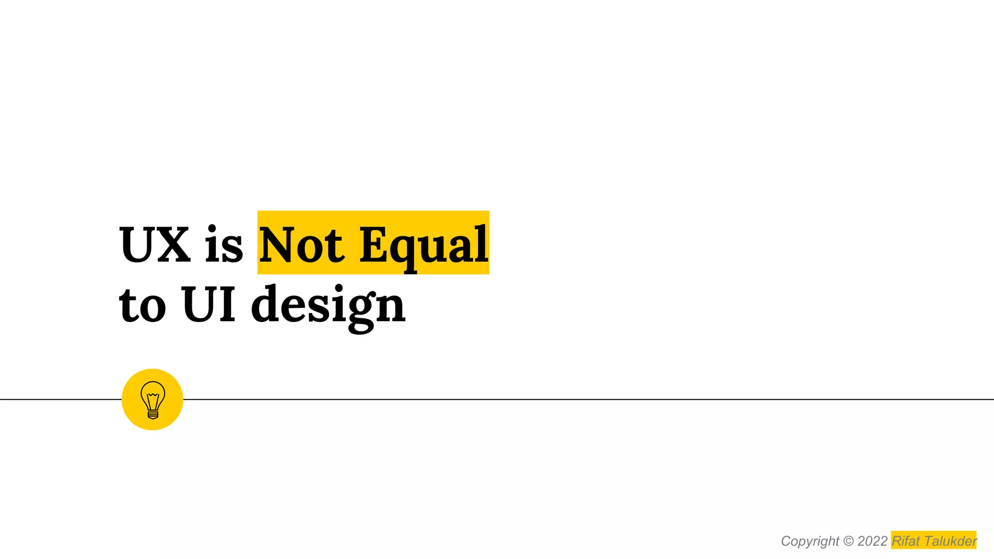 UX is Not Equal to UI Design | PDF