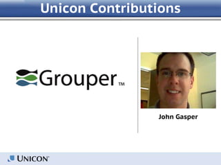 John Gasper
Unicon Contributions
 