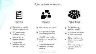 Use Interview UX Lesson 2: User Research | PDF