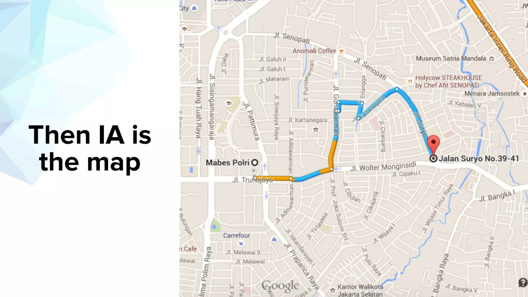 MIRUM AGENCY 2014
Then IA is
the map
 