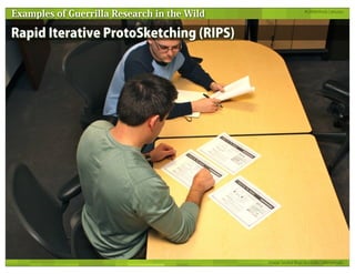 Guerrilla Research Methods - UX Lisbon 2011