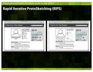 Guerrilla Research Methods - UX Lisbon 2011